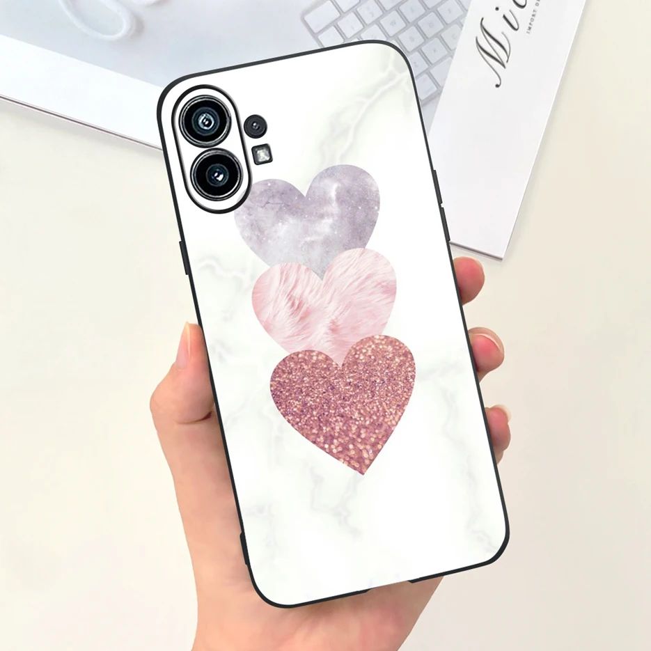 Cute Fashion Cartoon Soft Silicone Phone Case for Nothing Phone 1, 6.55'' Cover