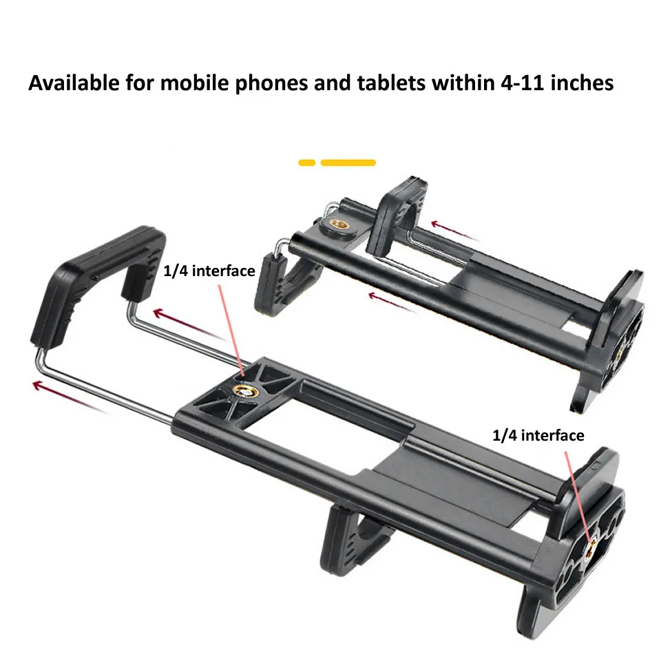 Suporte ao Vivo da Montagem do Suporte do Suporte do Assoalho do Tripé da Tabuleta Ajustável para 411 Polegadas para Smartphones do Ipad Suporte Preguiçoso - Imagem 2