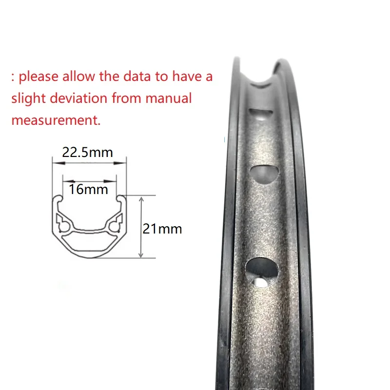 折りたたみ自転車用二重壁アルミニウム合金リム,16インチ,305リム,20