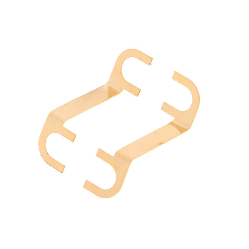 Speaker Pure Copper Connection Piece Four Column Double Line Sound 1Pair DIY Audio Junction Box Straight Piece Thick Copper