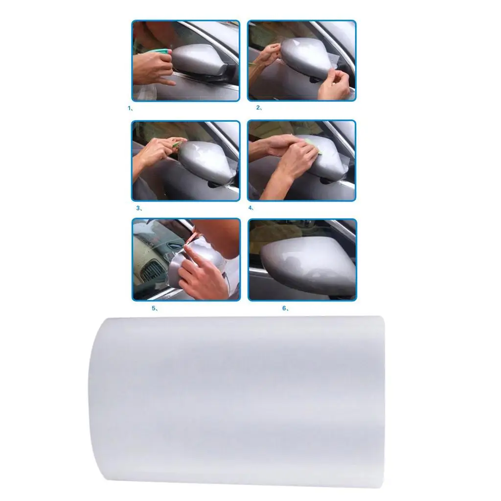 Clear Car Panel Door Paint Protection Film Sheet Wrap Sticker Protector Anti Scratch Car Door Sill Edge Protection Film