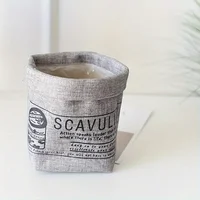 Nordic Household Pot Home Paper Creative Fabric Flower Pot Set Living Room Potting Flower Decoration Home Flower Storage Decor 2