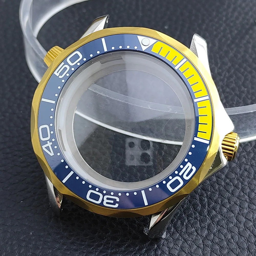 Premium 42mm Men's Watch Case with Sapphire Glass and 20mm Strap - Complete Watch Accessory Set with Box