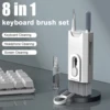 8 in 1 Cleaning Kit Computer Keyboard Cleaner Brush Earphones Cleaning Pen For  Headset IPad Phone Cleaning Tools Keycap Puller 1