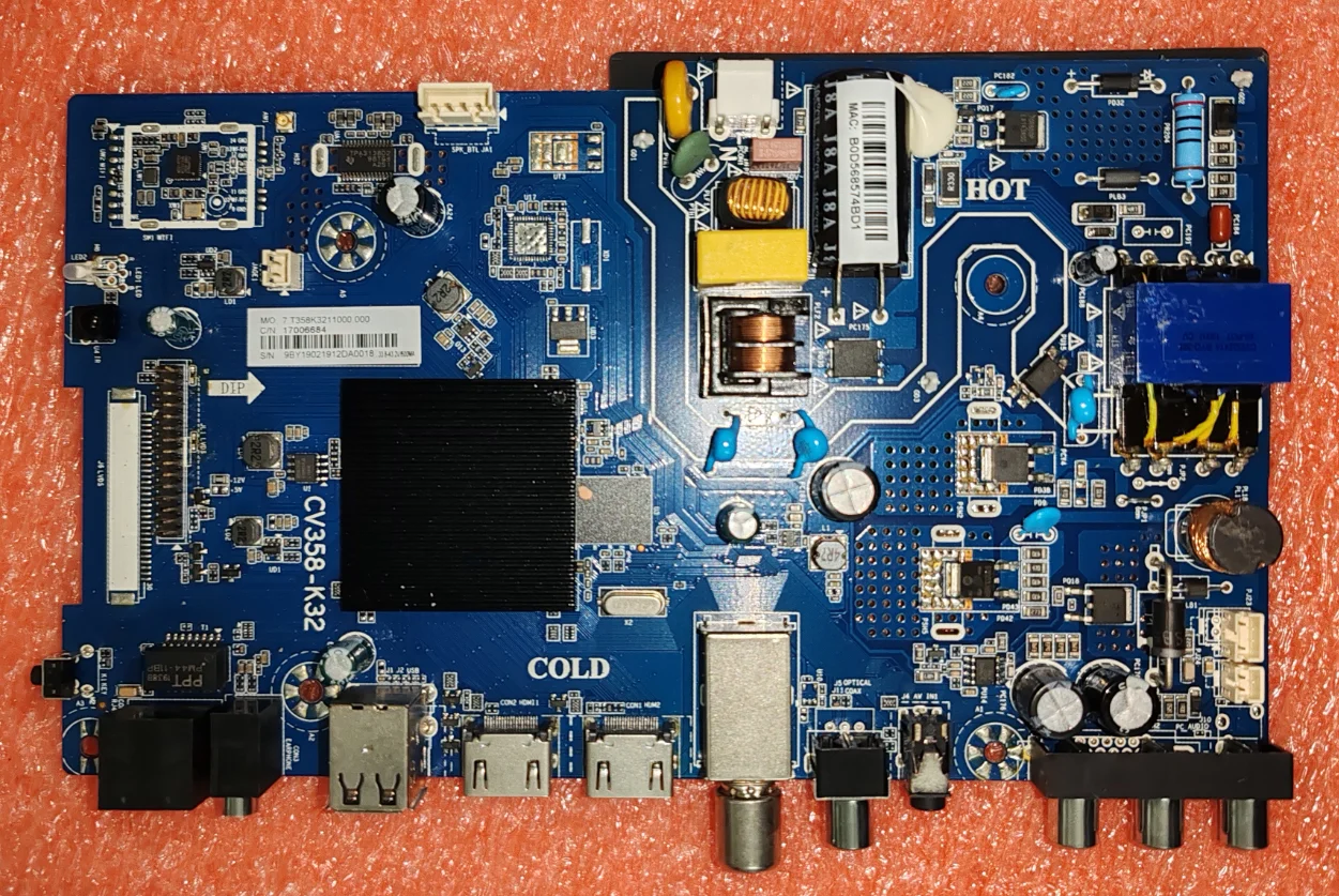 

Free shipping! CV358-K32 4-core WiFi network motherboard tested well with 1G+8g of memory 33--43v 600ma