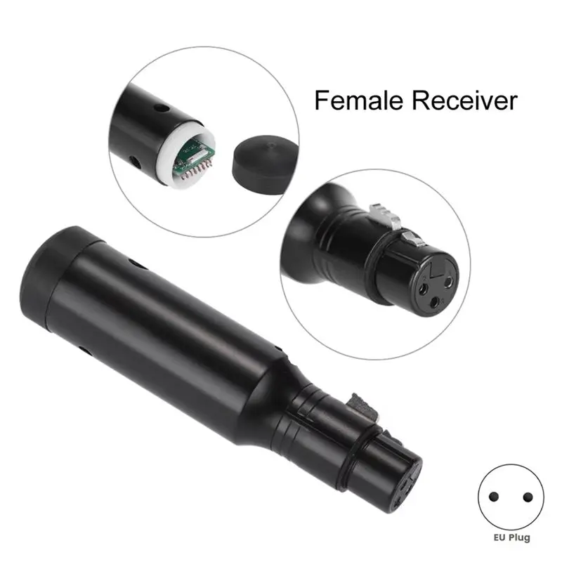 VO-For 스테이지 조명 수신기 2.4G ISM DMX512 무선 여성용 XLR EU-PLUG LED 조명 스테이지 PAR 파티 조명용
