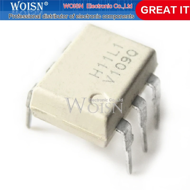 10pcs h11l1m dip6 h11l1 dip dip-6 neu und original ic