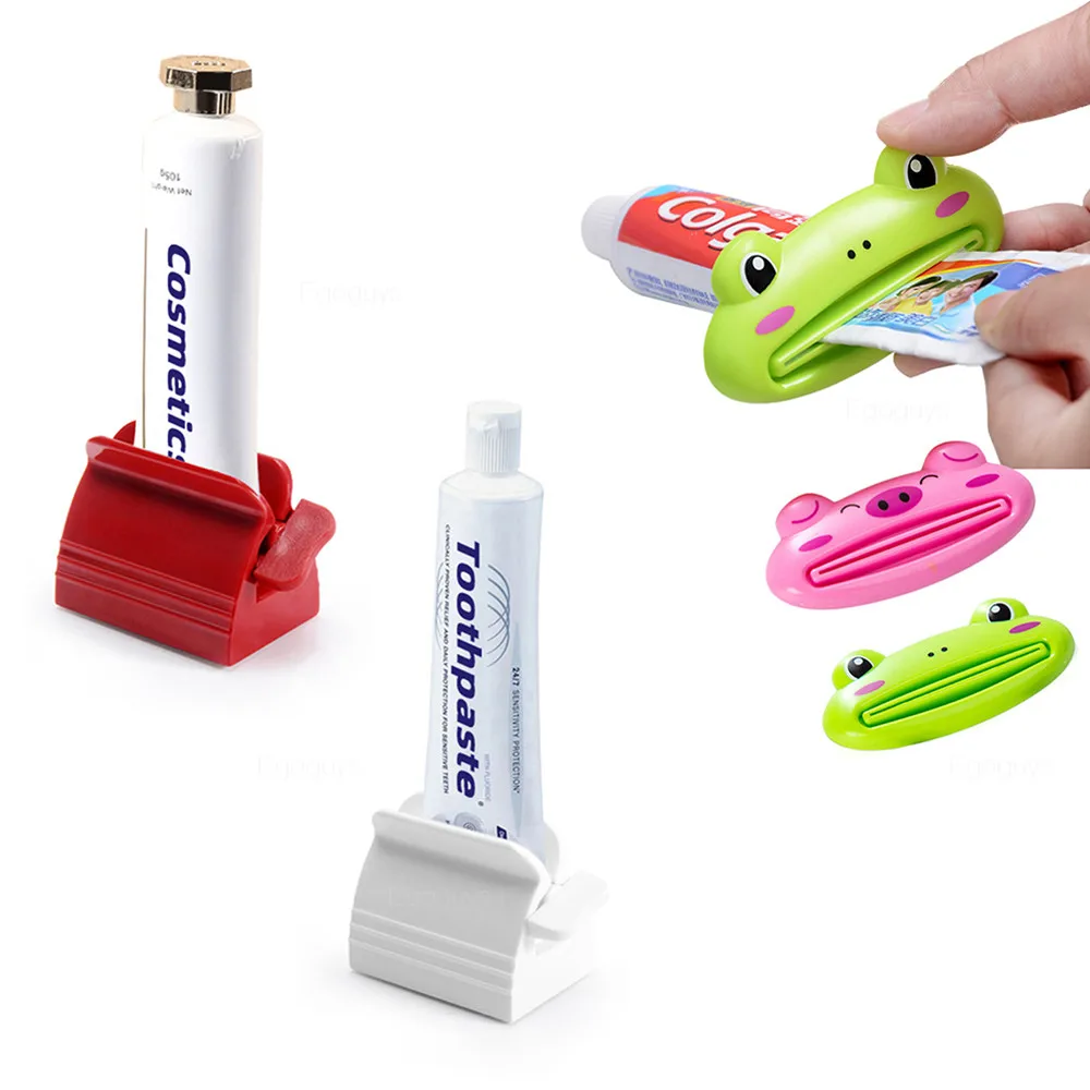 4Pcs/Set Toothpaste Squeeze Toothpaste Tube Squeezer Press Bathroom