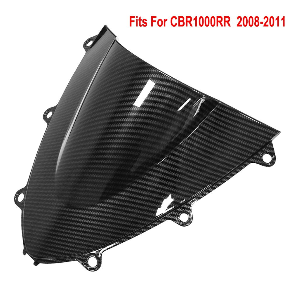 

Carbon Fiber Look Windshield Windscreen For Honda CBR1000RR Fireblade /SC59 2008-2011 09 10 Ref. 64250-MFL-670ZA 64250-MFL-305ZA