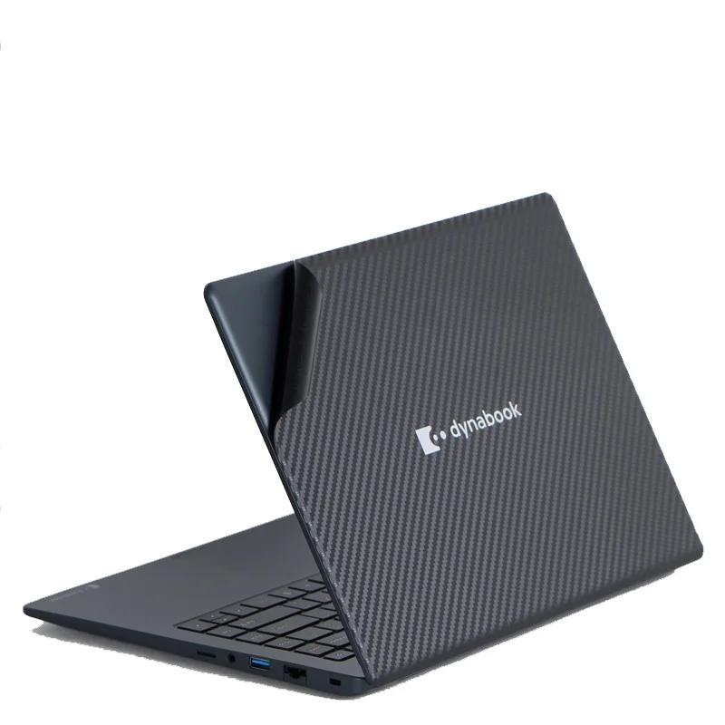 KH Laptop Pelle In fibra di Carbonio Sticker Protector Cover per
