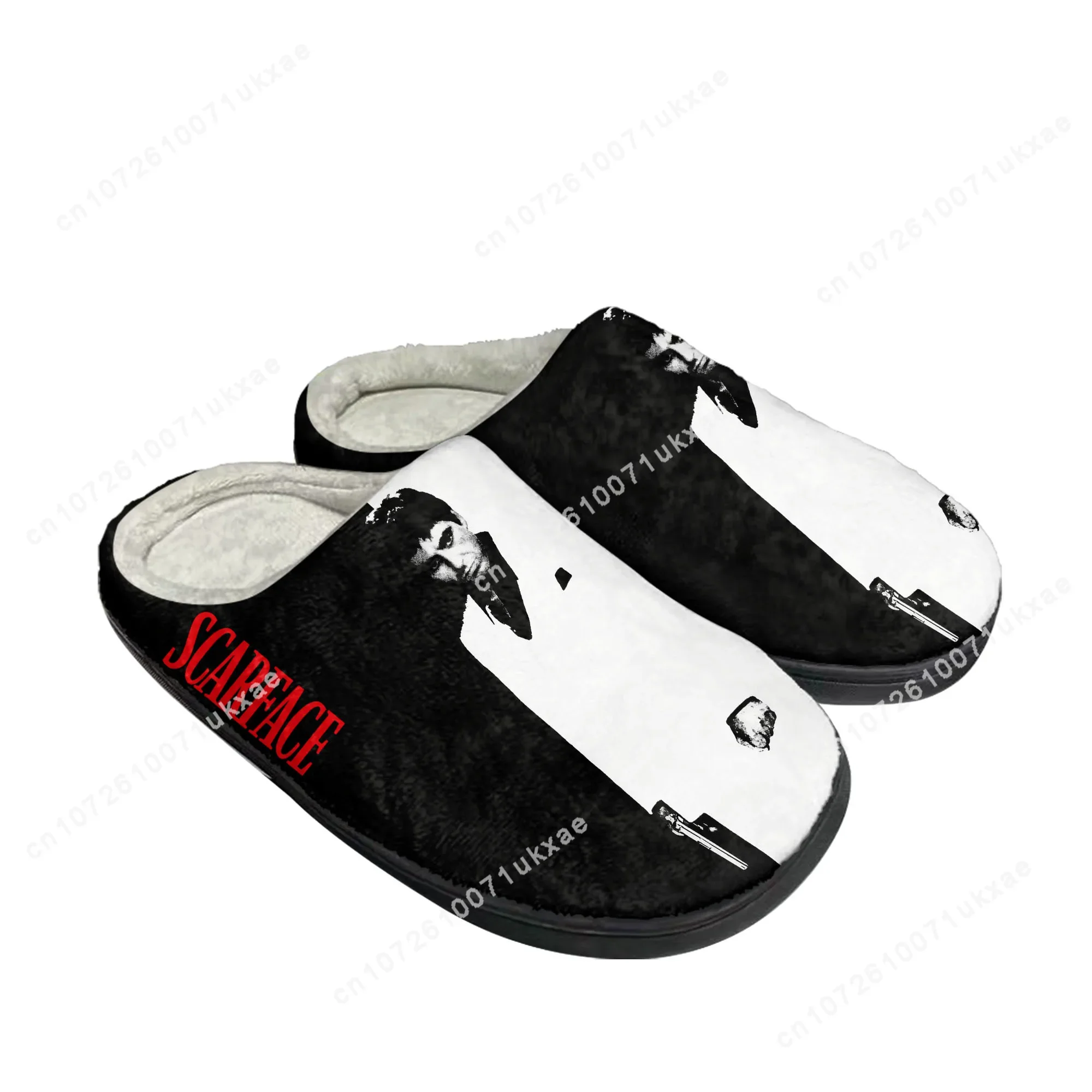 Scarface Home Cotton Slippers Mens Womens Al Pacino Plush Bedroom Casual Keep Warm Shoes Thermal Indoor Slipper Customized Shoe