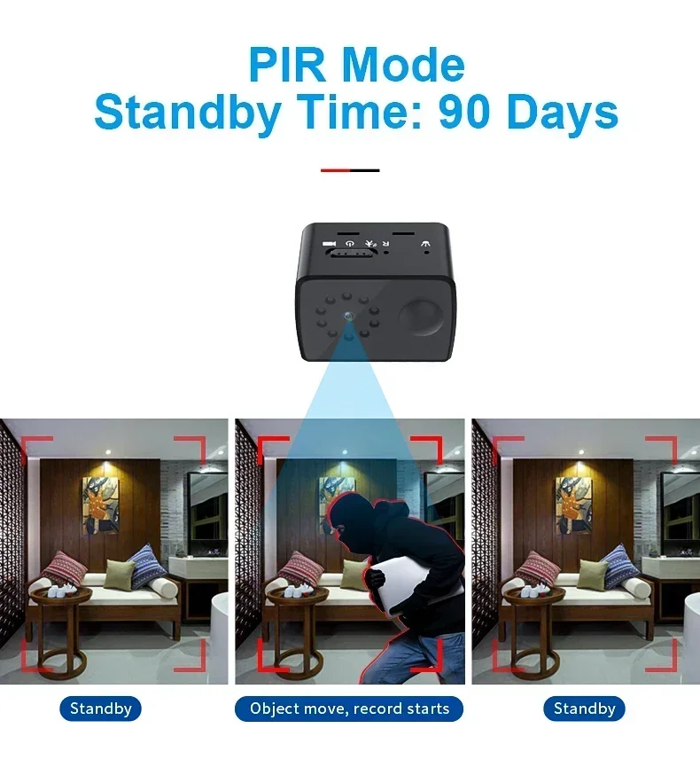 Description Picture 5 of itemMini Outdoor DV Voice Video Recorder Micro Cam With PIR Long Standby Time MD20 Mini Camera 1080P HD Camcorder Night Vision