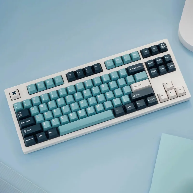 

AIfei Manta Denim Cherry Profile Keycap for Mechanical Keyboard 68 87 75 ABS PBT Plastic Keycaps