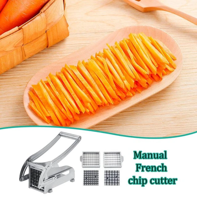 Stainless Steel Potato Slicer Potato Cutter French Fries Cutter Machine for  Kitchen Manual Vegetable Cutter Kitchen Gadgets - AliExpress