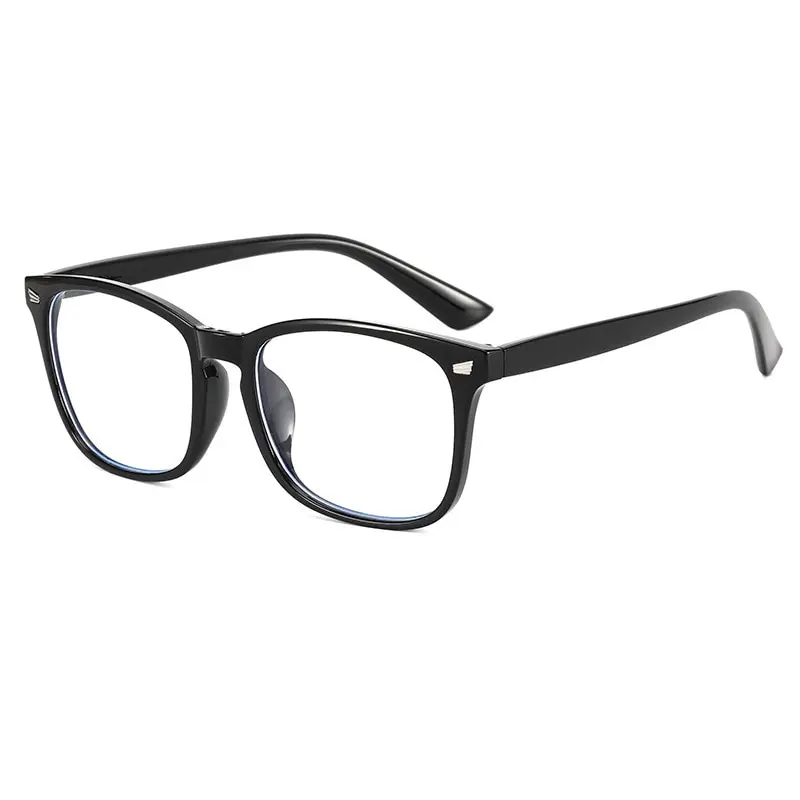 Fashion Eye Protection Glasses Frame Classic Plain Glasses Anti Blue Light Retro Mirror Without Degrees anti blue light glasses