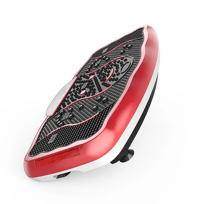 Exercise Machine Vibration Platform With 2 Resistance Bands Fitness Workout Equipment Vibration Therapy Big Size Plate