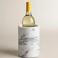 1pc D10x17CM Natural Marble Stone Wine Chiller Kitchen Storage Organization Jar, Flower Vase, Kitchen Utensil 1