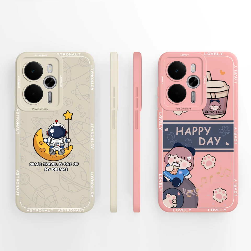 Beautiful Flower Astronaut Girl Full Protection Fashion Phone Case Cover
