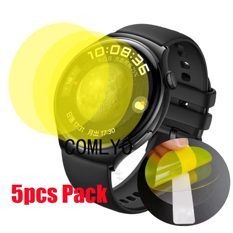 

5 шт., ультратонкая Защитная пленка для смарт-часов Huawei Watch 4 PRO