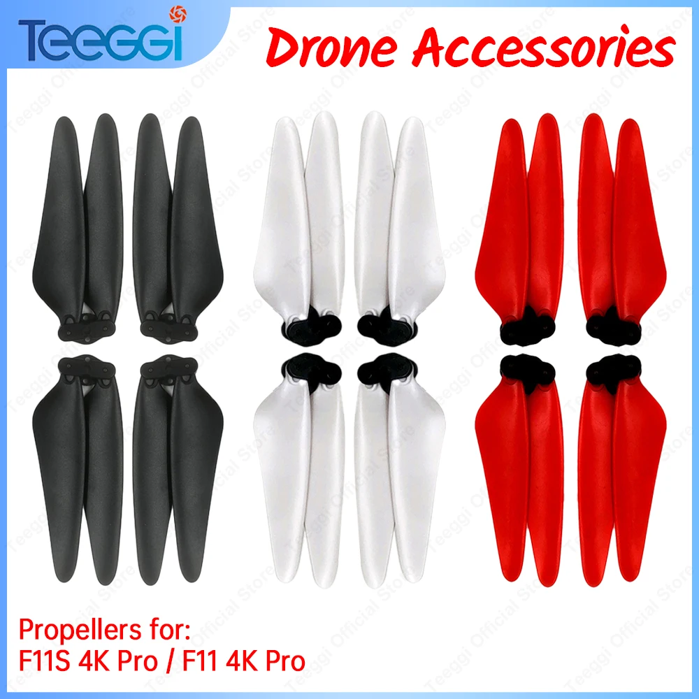 Original Propellers for SJRC F11S 4K PRO ZLL SG906 MAX1/SG906 MAX Replacement Propeller Blades Drone KF102 Accessories 4pcs/Set propeller replacement parts drone propeller blades drone propeller drone propellers