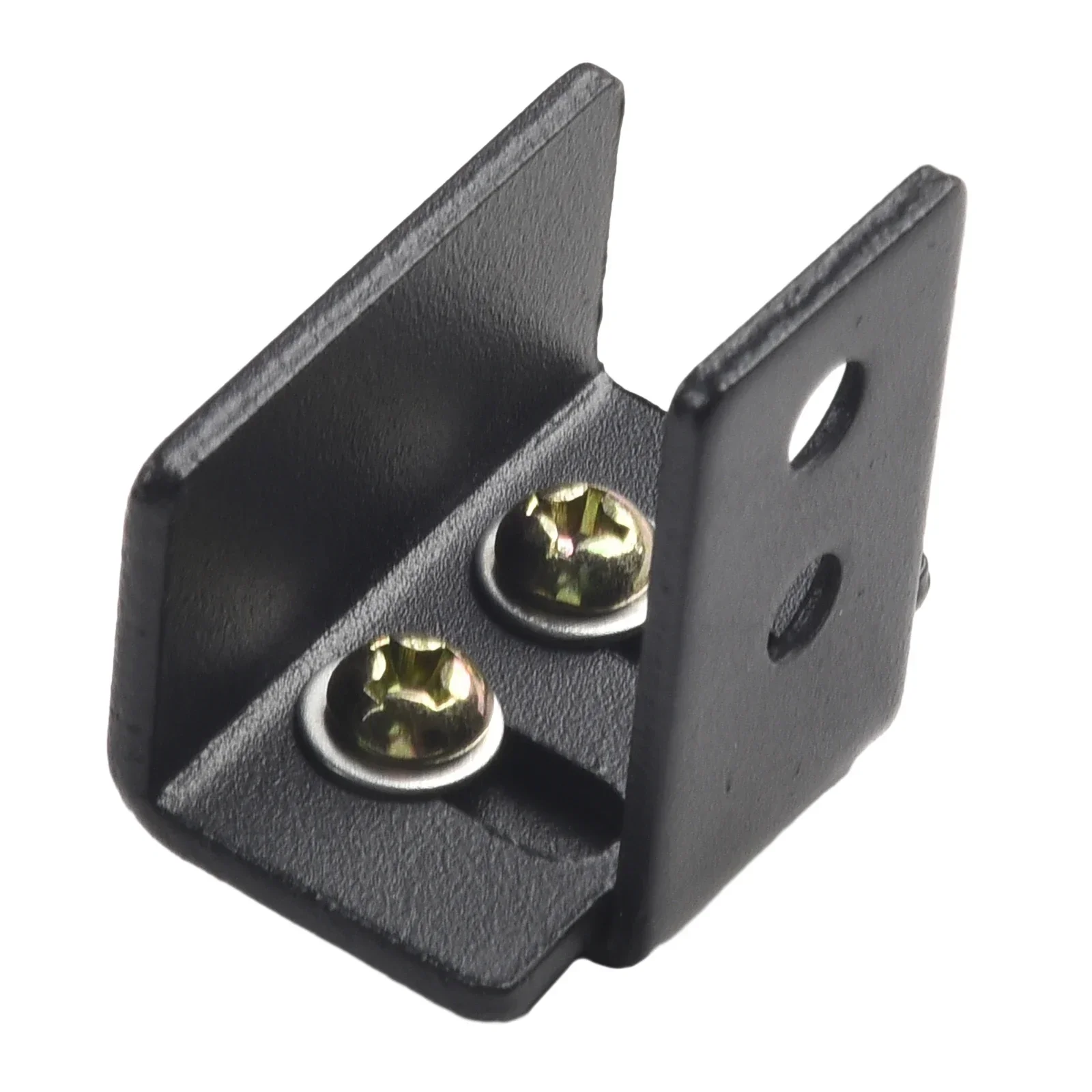 Adjustable Barn Door Guides Floor Guide For Sliding Barn Door Black Wall Guide With Screws Black Stainless Steel sliding barn door guide
