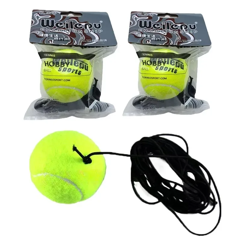 1PC Professional Tennis Balls With Elastic String Bounce Ball Rebound Practice Beach Ball Beginner For Training Accessories