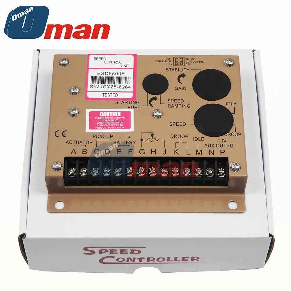 esd5500e dual capacitor diesel generator set controller regulador 03