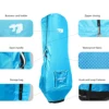 Golf Cart Bag Rain Cover,Foldable Golf Bag Cover,Nylon Light Weight Golf Travel Cover 3