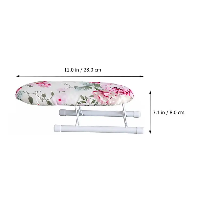 Steel Portable Ironing Board Anti Slip Removeable Thick Ironing Pad Weight  for Travel Dorm Countertop Apartment