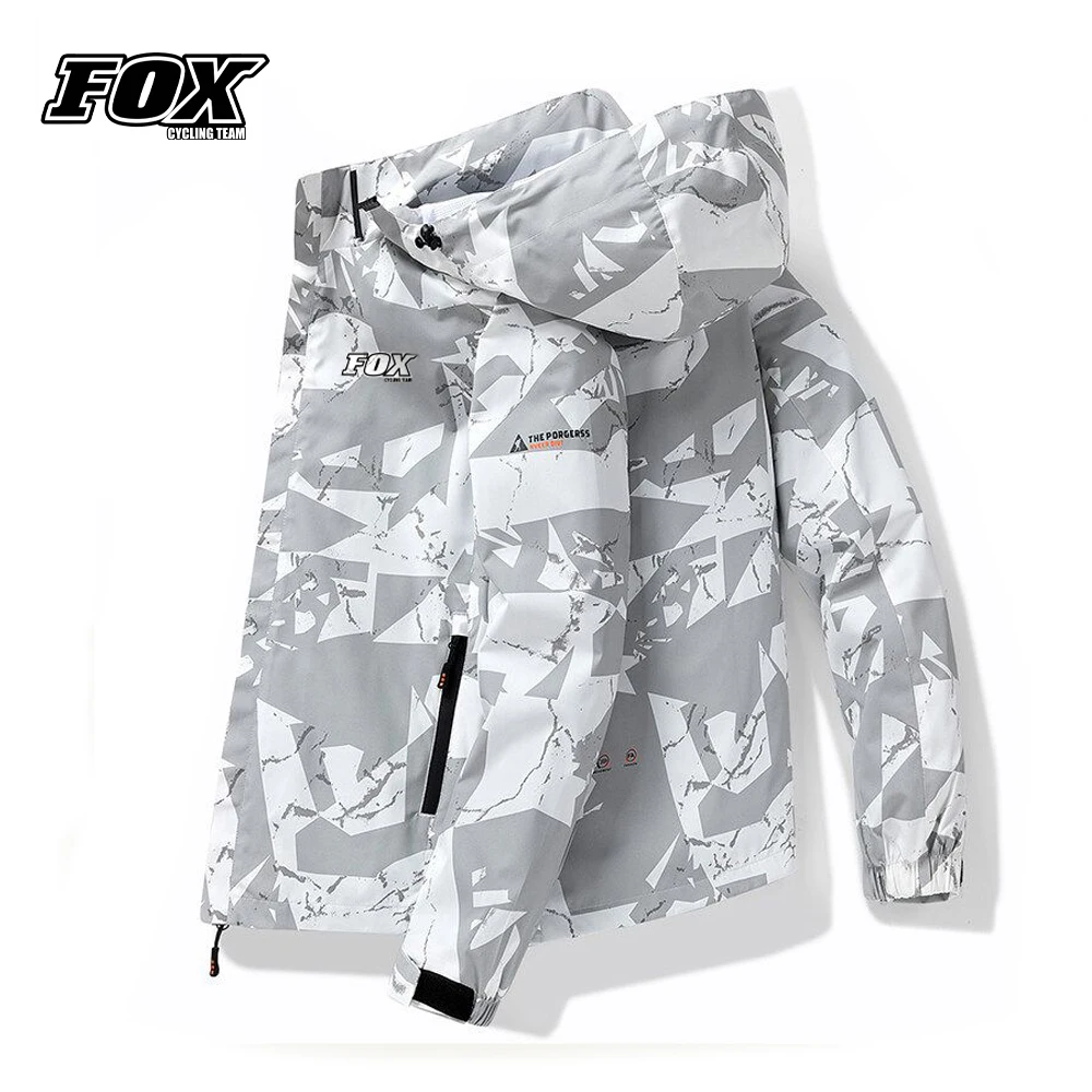 

Jaqueta Masculina Motoqueiro Fox Cycling Team Mtb Waterproof Coat Cycling Jacket Men Clothing Riding Bike Hoodie Jaqueta Autumn