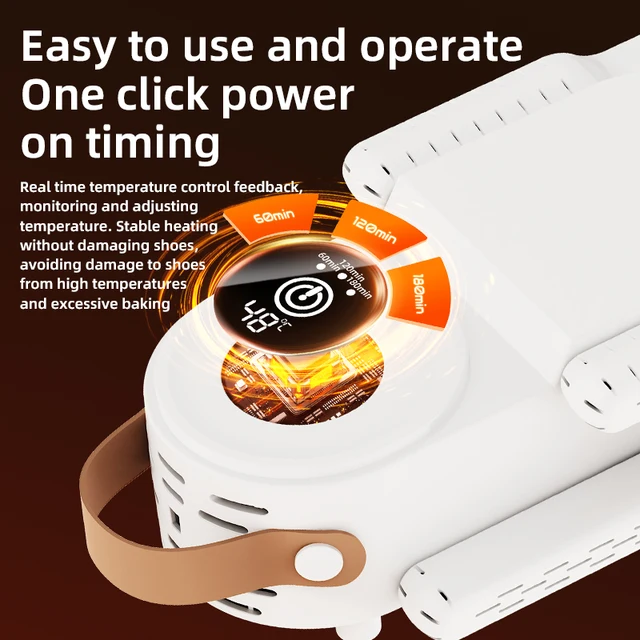 New 150W High Power Foldable Electric Shoe Dryer with Intelligent Timer Fast Drying Socks Glove Boot Heater Household Shoe Dryer 2