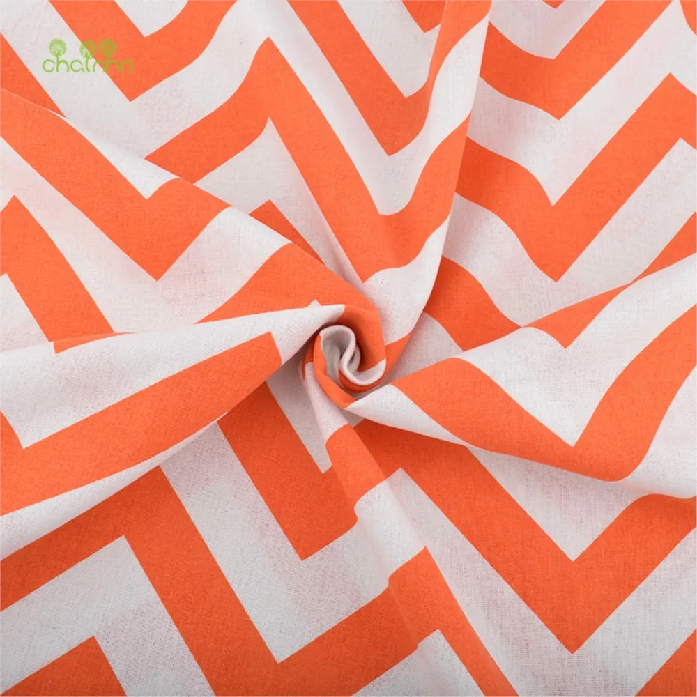 Chainho,Printed Cotton Linen Fabric,DIY Sewing Quilting Material,For Sofa,Table Cloth,Curtain,Bag,Cushion,Furniture Cover,15CLA3