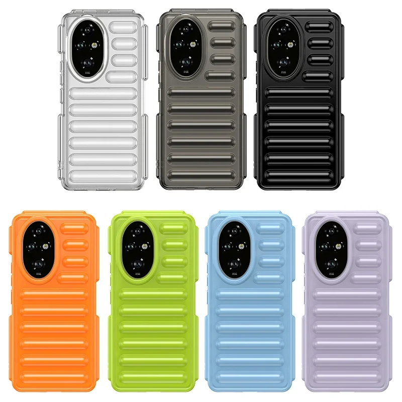 Vibrant Candy Color Capsule Soft Shell Seismic Protective Case