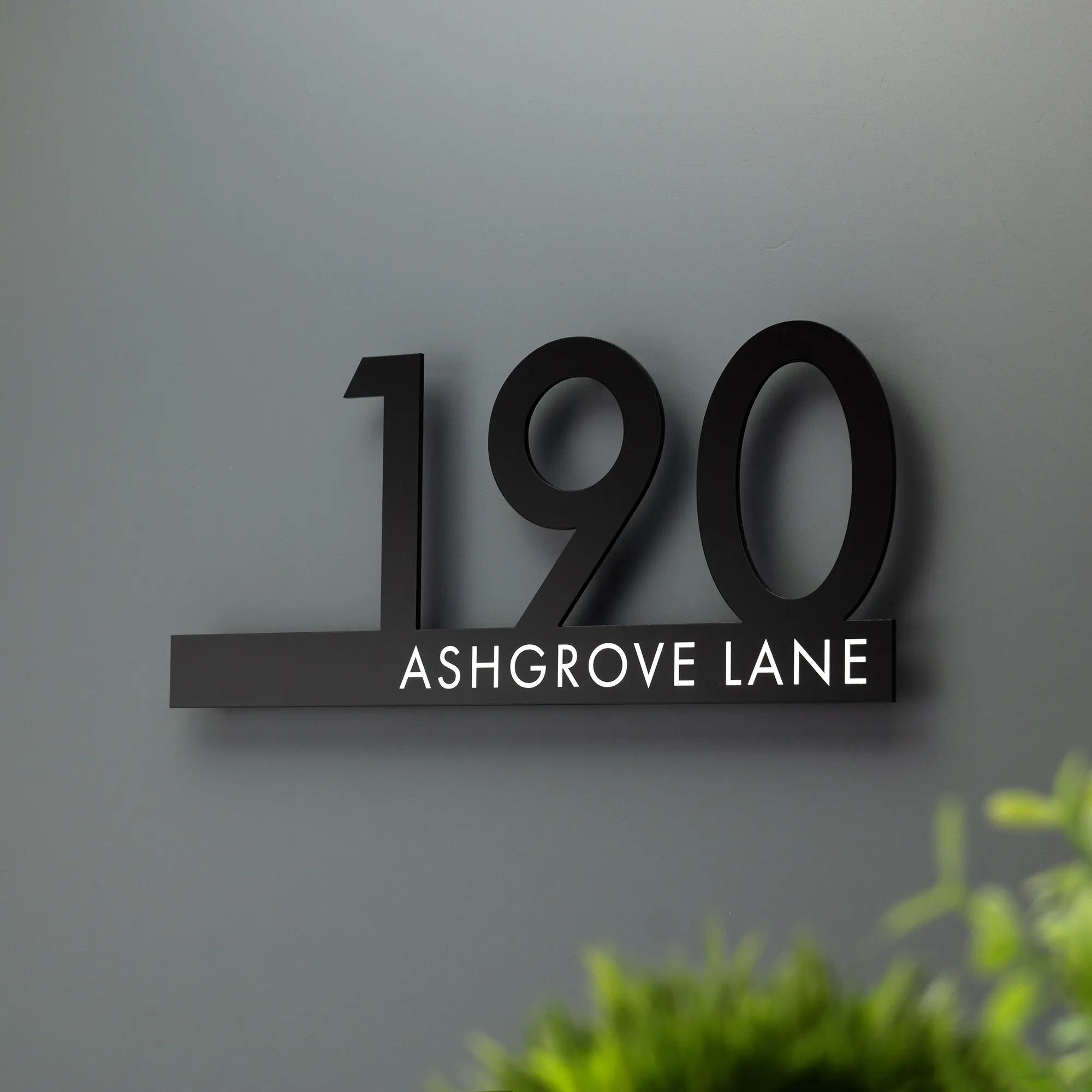 Door Plate Personalized Custom Laser Cut Acrylic Modern House Number Sign Name Address Plaques Outdoor Name Home Decor Plates acrylic sign plaques