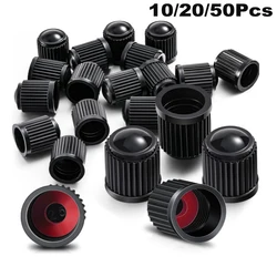 Sleek Black Universal Tire Valve Stem Cap with O - Ring (10pcs)