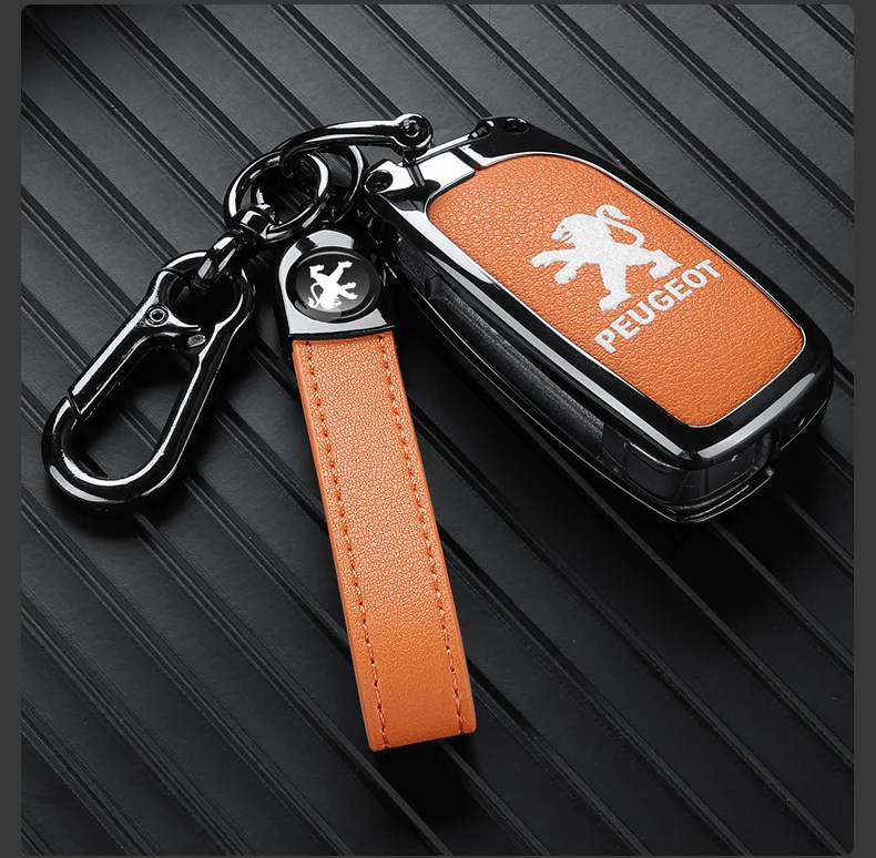Zine Legierung Auto Schlüssel Fall Abdeckung Schlüssel Tasche Shell Für Peugeot GT-Line 206 207 208 301 307 308 407 408 508 607 2008 3008 4008 5008 RCZ – Detail 17