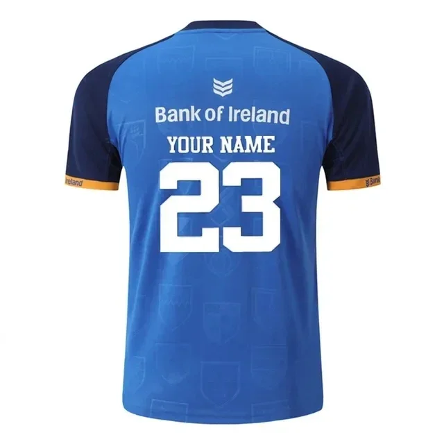 Camiseta de rugby de entrenamiento/local/visitante de Leinster 2023 para hombre, talla S-5XL (nombre y número personalizados impresos) de máxima calidad