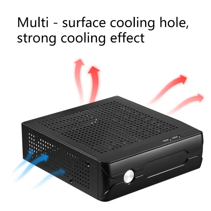 Mini-ITX for Case HTPC Computer for Case Home Theater Computer Chassis Monitoring server Chassis ITX Mother