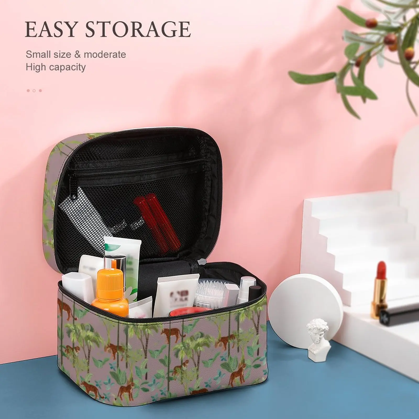 Travel Large-Capacity Cosmetic Bags Fashion Make up Pouch Case Waterproof Female Storage Make up Cases Toiletrys Makeup Bag