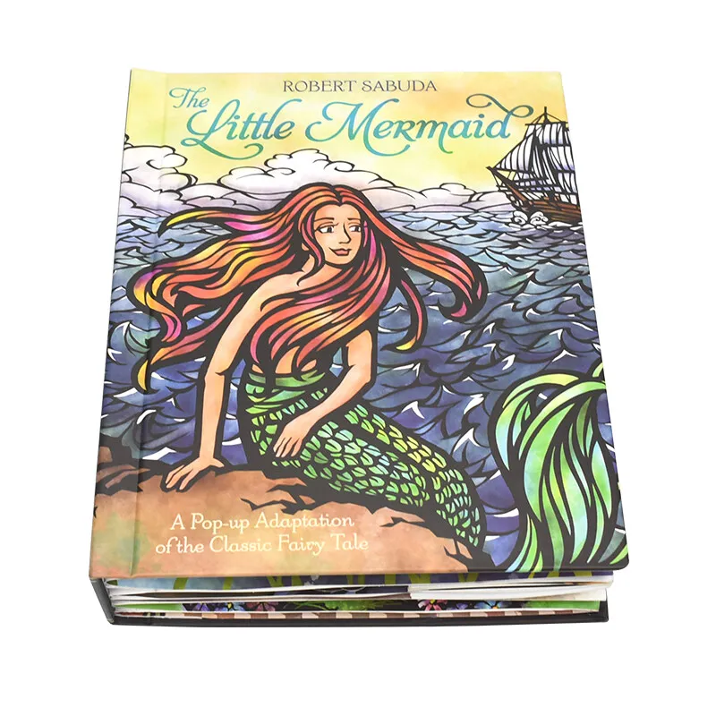 

MiluMilu Pop Up The Little Mermaid Buku Children's English Story Picture Book