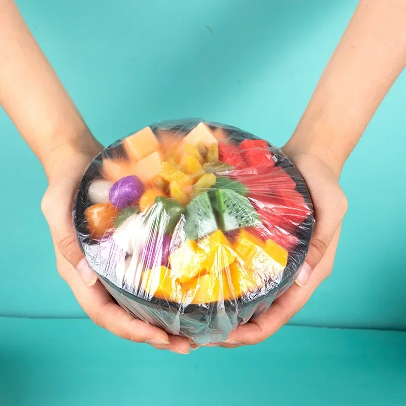 Disposable Food Cover 50/100/200/300/500pcs Saran Wrap Food Grade Fruit Vegetable Storage