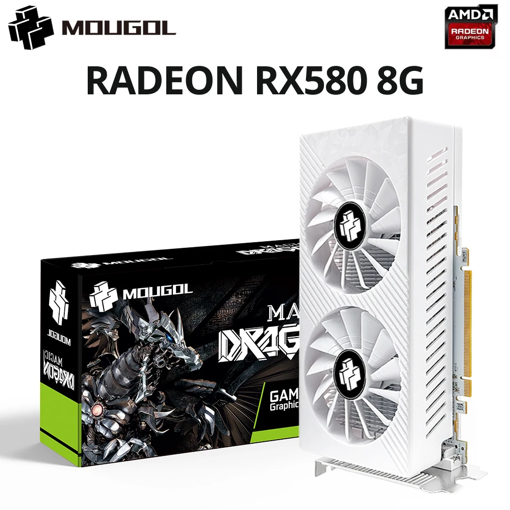 MOUGOL AMD Radeon RX580 8 ギガバイトグラフィックスカード