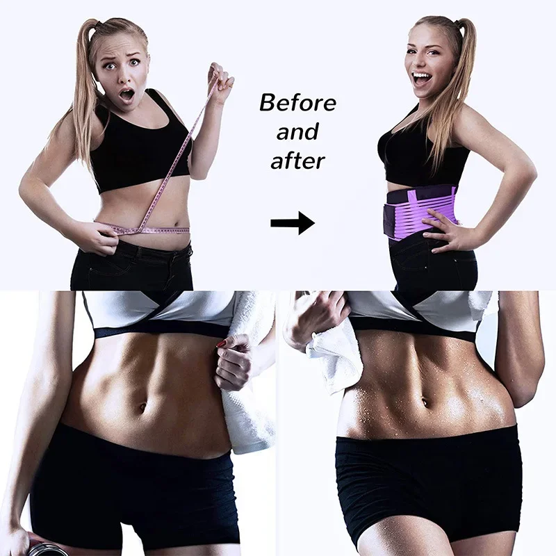 Women Personal Health Care Waist Trainer Belt Elastic Slimming Body Shaper Fitness Belt Sport Girdle Workout Shapewea for health