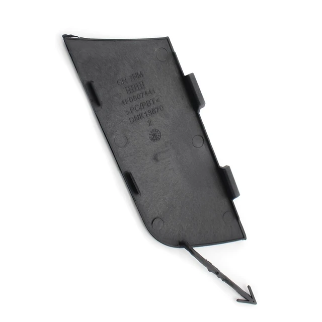 QASULER, For Audi, A6 C6 2009-2011 4F0807441F, Accessoires De Voiture, Capuchon De Crochet De Remorquage De Pare-Chocs Avant Couvercle D' Oeil De Remorquage Capuchon De Crochet De Remorquage(Black Pas