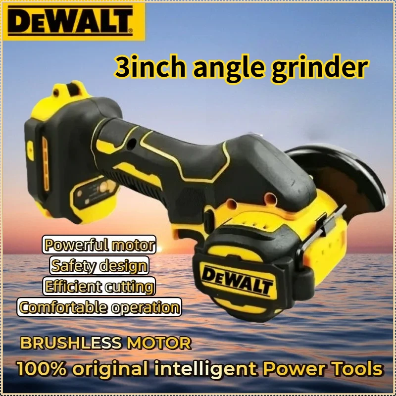 DEWALT – mini-meuleuse d'angle sans fil de 3 pouces, machine de polissage et de meulage, outil électrique de découpe, pour batterie DEWALT 18V