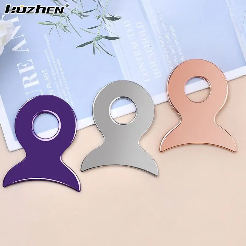 

1Pc Ultrathin Shapes Zinc Alloy Scraping Board For Face Neck Whole Body Guasha Massage Tool Facial Skin Care Guasha Boards