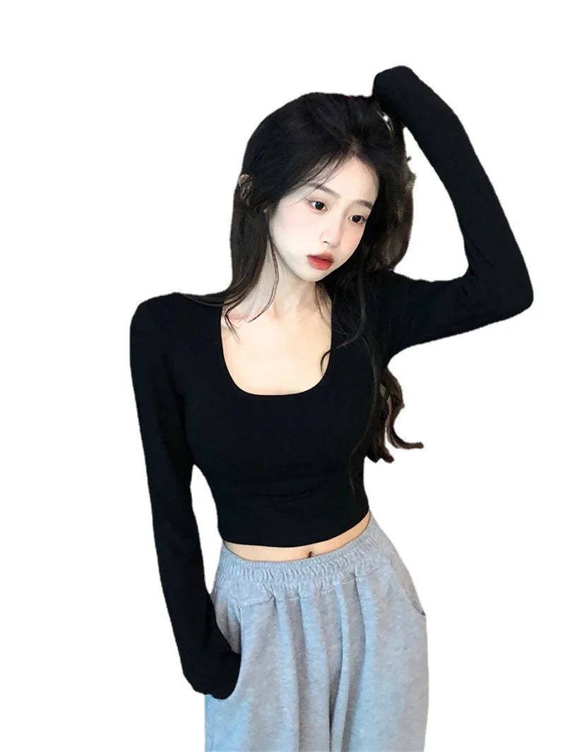 Women Long Sleeve Slim Fit Tee Shirt