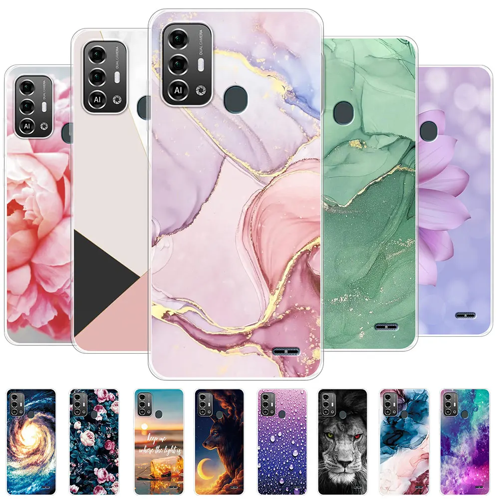 Per Zte Blade A53 Pro Cover Posteriore Per Zte Blade A53 Coque Custodia Morbida In Silicone Trasparente Per Zte Blade A53 Pro Funda