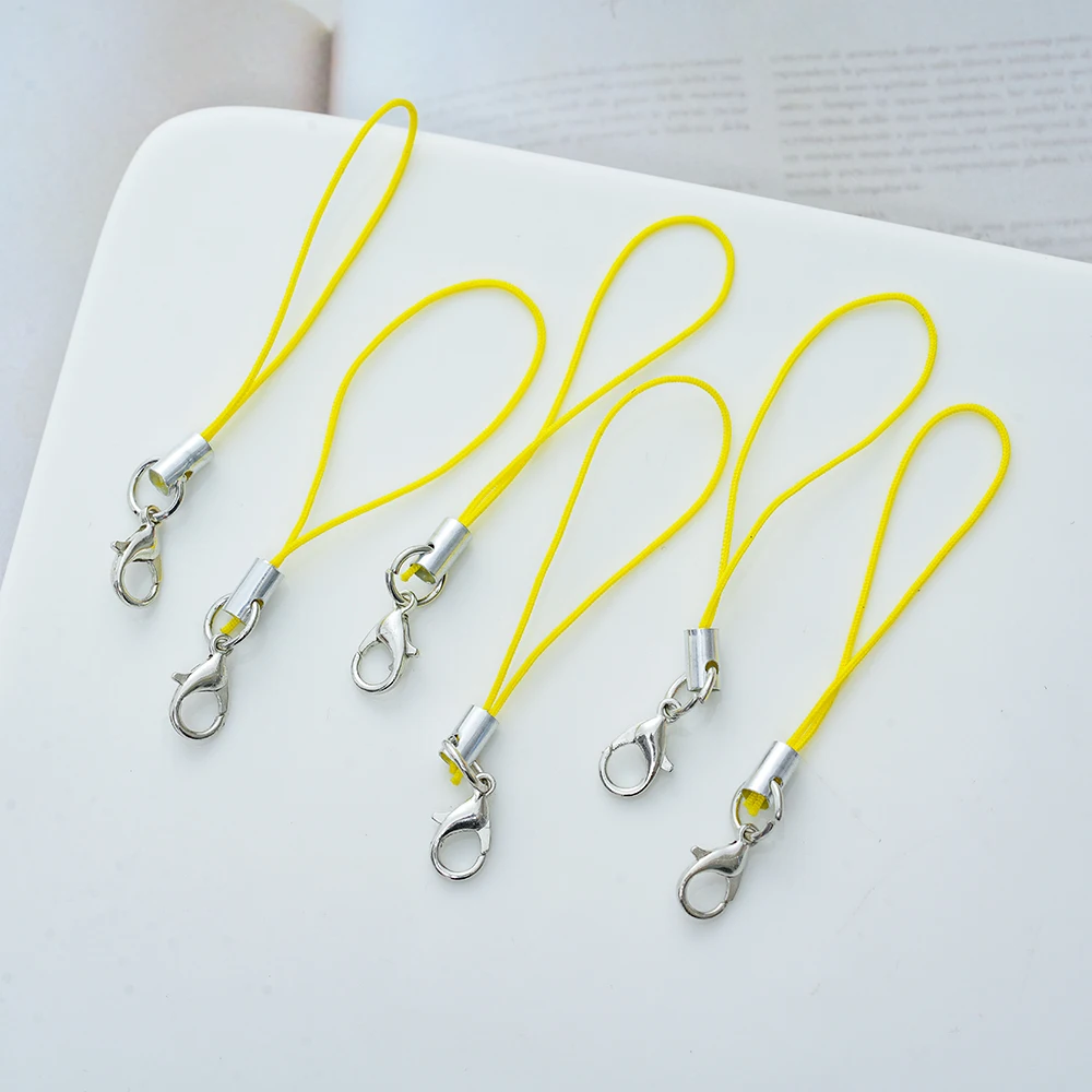 Lanyard Cord Set with Lobster Clasp Keychain Accessories - Pack of 20