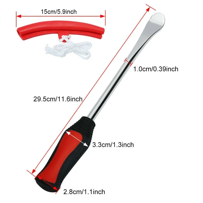 Car Motorcycle Bike Tire Replacement Rod Tire Spoon Crowbar Tool Wheel Hub Protector Professional Repair Tool